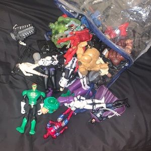 LOT of retro action figures rare